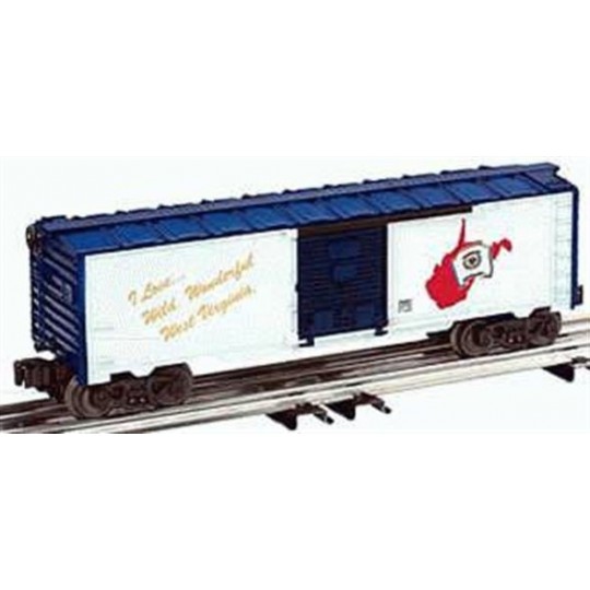 LIONEL 29907 I LOVE WEST VIRGINIA BOXCAR