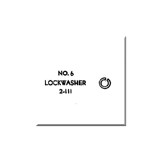Lionel Part 2-111 split ring lockwasher