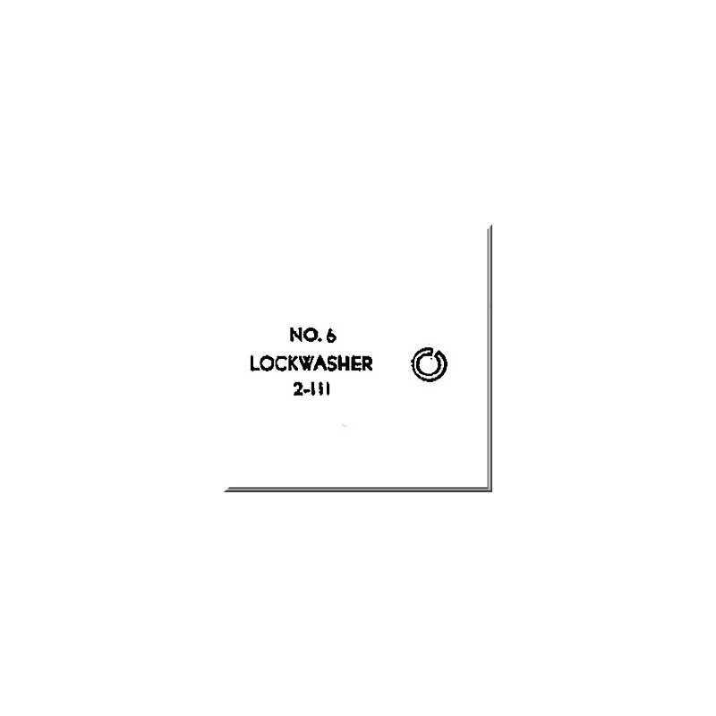 Lionel Part 2-111 split ring lockwasher