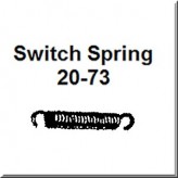 Lionel Part 20-73 switch spring