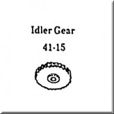 Lionel Part 41-15 idler gear