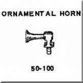 Lionel Part 50-100 ornamental horn 