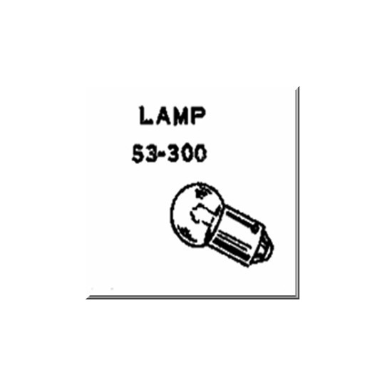 Lionel Part 53-300 14 volt clear bulb