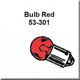 Lionel Part 53-301 14 volt red bulb