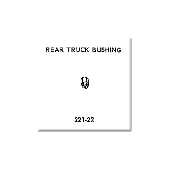 Lionel Part 221-22 bushing for rear truck