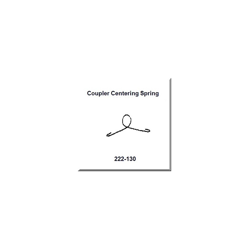 Lionel Part 222-130 coupler centering spring