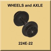 Lionel Part 224E-22 wheel and axle