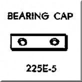 Lionel Part 225E-5 bearing cap for 675 rear truck