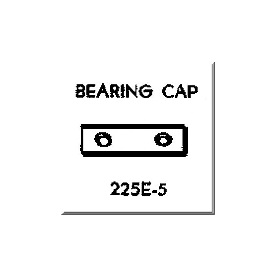 Lionel Part 225E-5 bearing cap for 675 rear truck