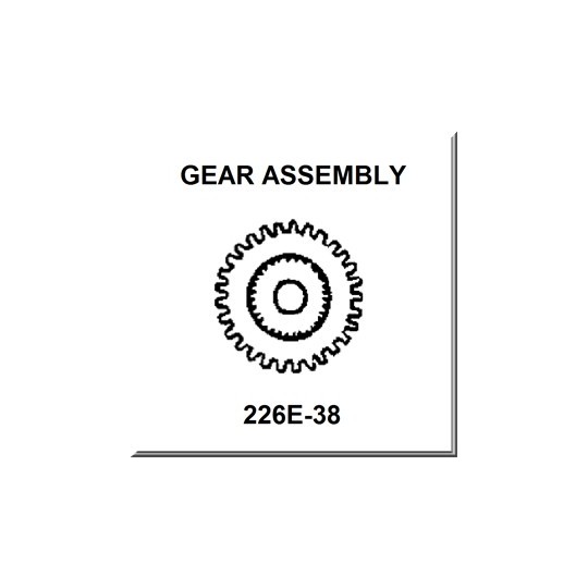 Lionel Part 226E-38 second intermediate gear assembly