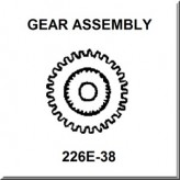 Lionel Part 226E-38 second intermediate gear assembly
