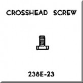 Lionel Part 238E-23 crosshead screw