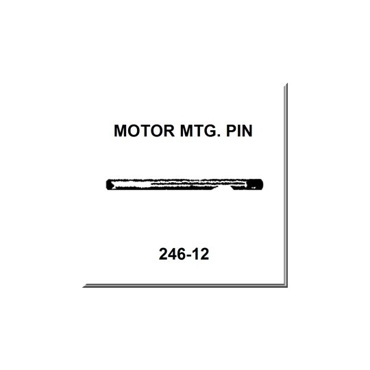 Lionel Part 246-12 motor mount pin