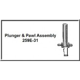 Lionel Part 259E-31 plunger and pawl assembly