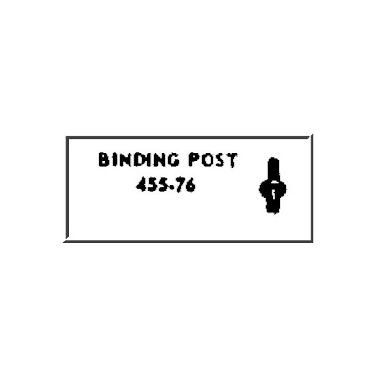 Lionel Part 455-76 binding post