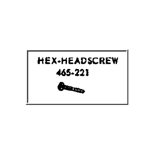 Lionel Part 465-221 hex head screw