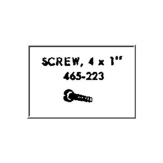 Lionel Part 465-223 screw 4x1