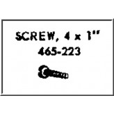 Lionel Part 465-223 screw 4x1