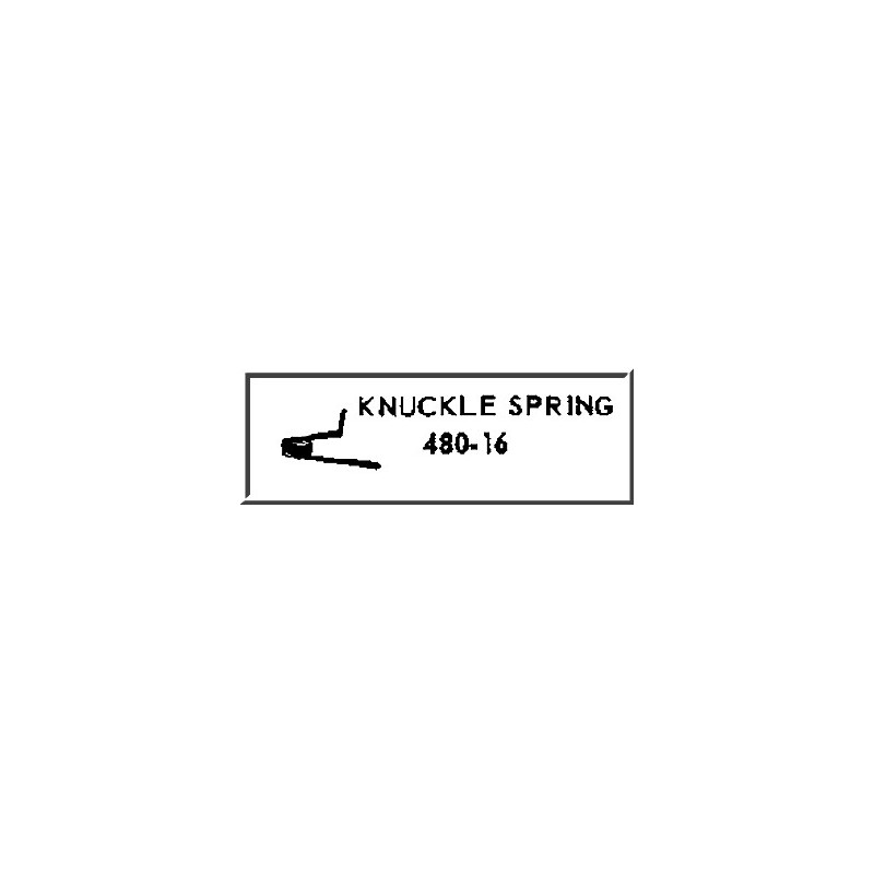 Lionel Part 480-16 knuckle coupler spring