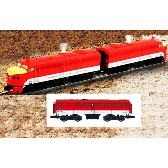 LIONEL 38182 MISSOURI KANSAS & TEXAS ALCO FA-2 DIESEL A-A LOCOMOTIVES WITH 38161 