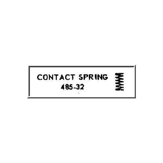 LIONEL PART 485-32 collector spring