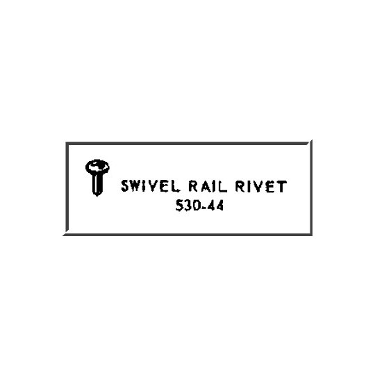 LIONEL PART 530-44 swivel rail rivet