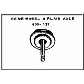 LIONEL PART 600-137 gear wheel and axle assembly