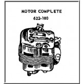 LIONEL PART 622-100 complete motor for GG1