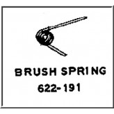 LIONEL PART 622-191 motor brush spring