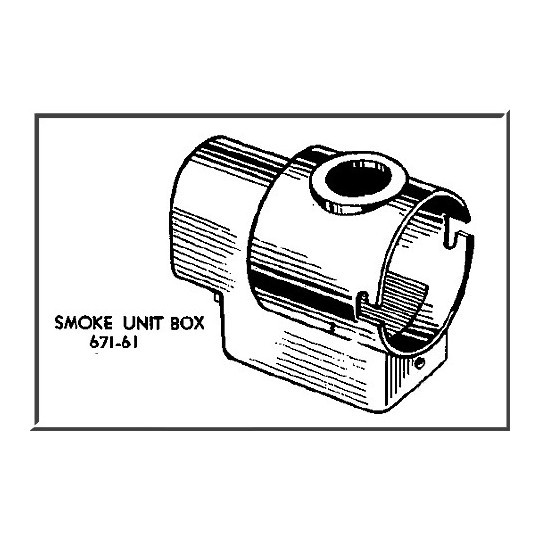 LIONEL PART 671-61 smoke box