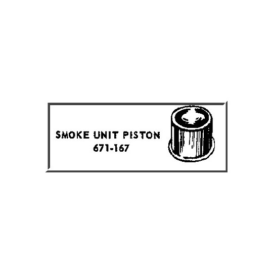 LIONEL PART 671-167 smoke unit piston