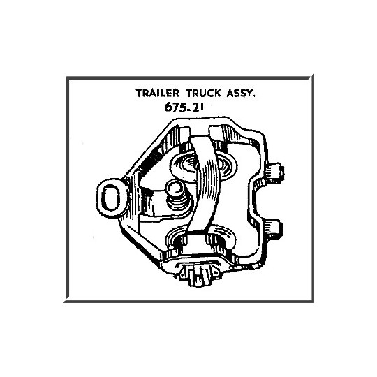 LIONEL PART 675-21 trailer truck