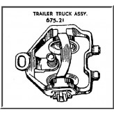 LIONEL PART 675-21 trailer truck