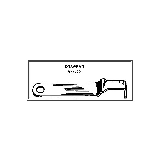 LIONEL PART 675-22 tender draw bar
