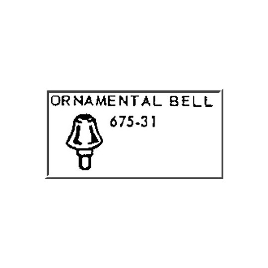 LIONEL PART 675-31 ornamental bell