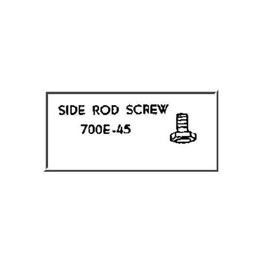 LIONEL PART 700E-45 side rod screw