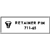 LIONEL PART 711-65 retainer pin