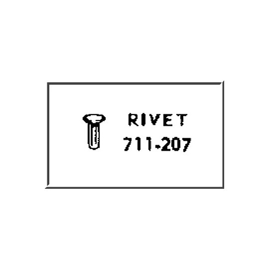 LIONEL PART 711-207 rivet for lamp bracket