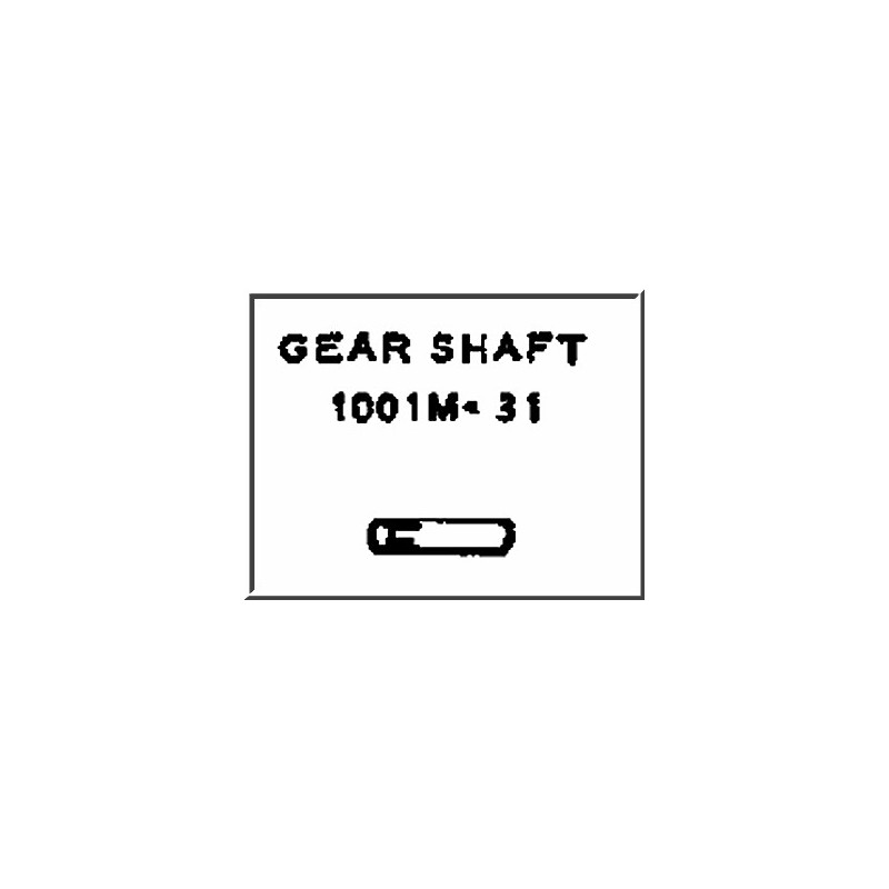 LIONEL PART 1001M-31 gear shaft