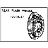 LIONEL PART 1001M-57 rear plain wheel