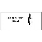 LIONEL PART 1033-20 binding post