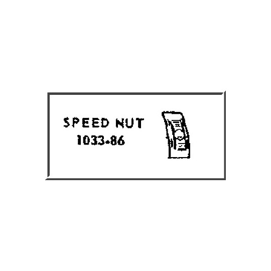 LIONEL PART 1033-86 speed nut