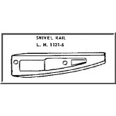 LIONEL PART 1121-6 swivel rail L.H.