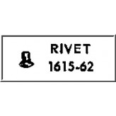 LIONEL PART 1615-62 rivet .062 x .140