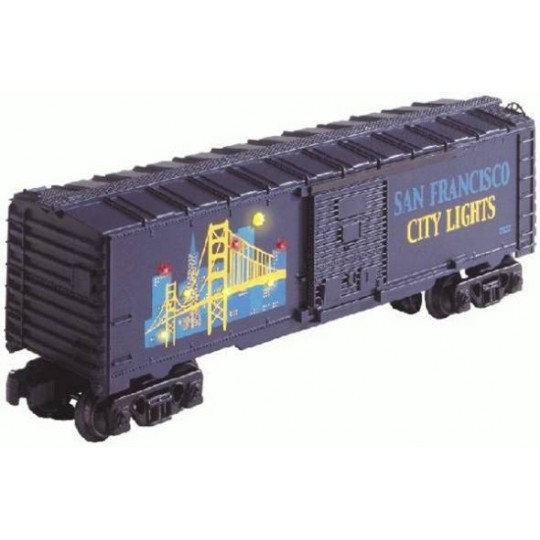 LIONEL 26727 SAN FRANCISCO CITY LIGHTS BOXCAR