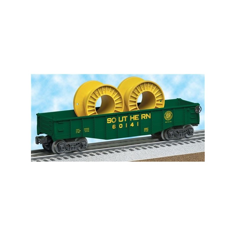 LIONEL 26067 SOUTHERN GONDOLA WITH CABLE REELS