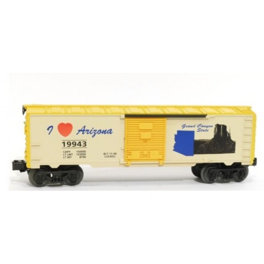 LIONEL 19943 I LOVE ARIZONA BOXCAR