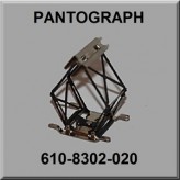 LIONEL PART  610-8302-20 pantograph assembled