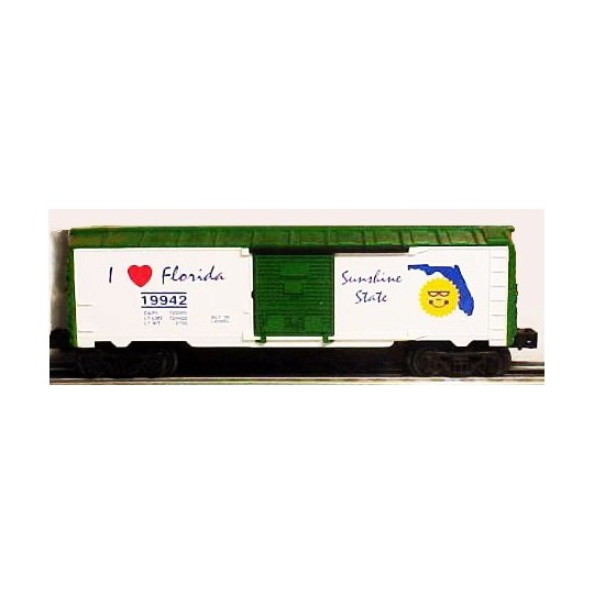 LIONEL 19942 I LOVE FLORIDA BOXCAR