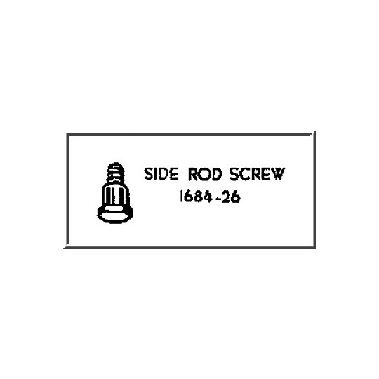 LIONEL PART 1684-26 side rod screw